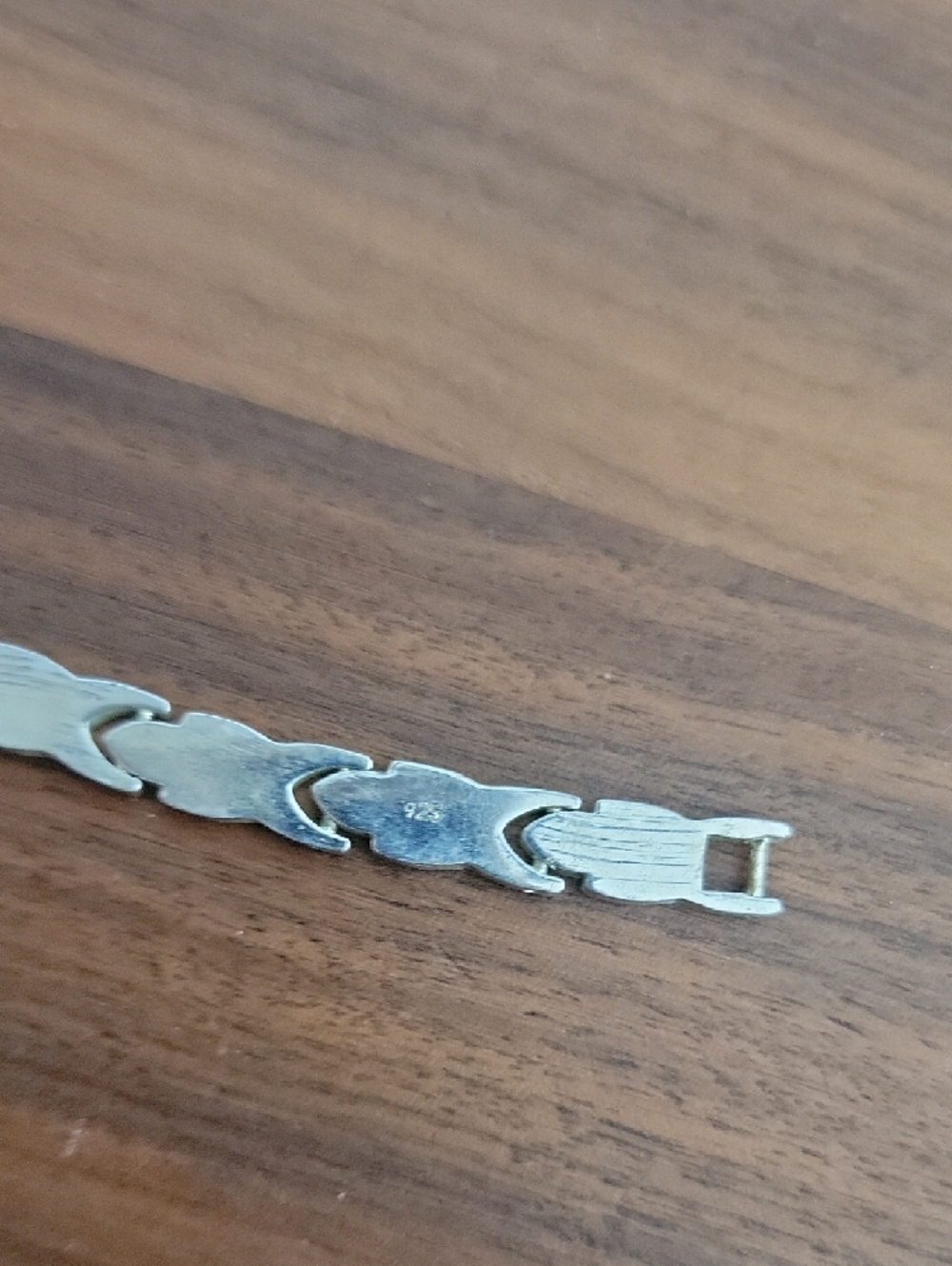 Silver .925 Xoxo Bracelet 7.5 Inches View 5